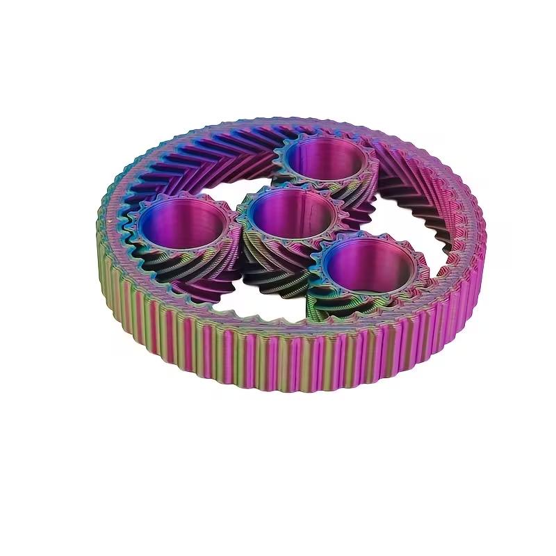 Pierścionek Spiralna Gwiazda do Łagodzenia Stresu Zabawka Gorący Wielokierunkowy Finger Spinner Płynny Obrot Cool