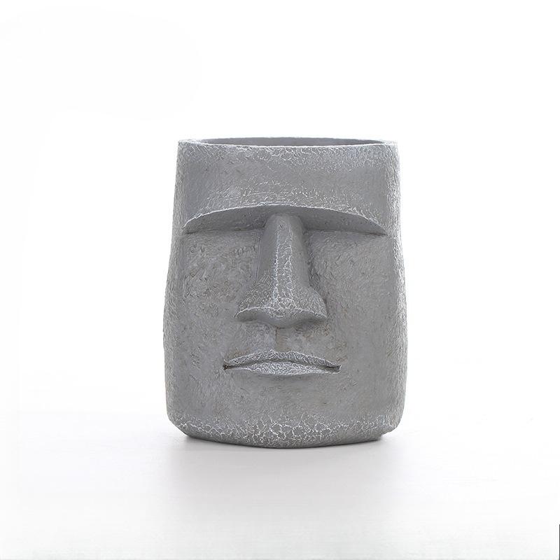 Reunion Island Stone Statue Figurines, TV Cabinet, Home Decoration, Living Room Creativity, Resin Handicrafts