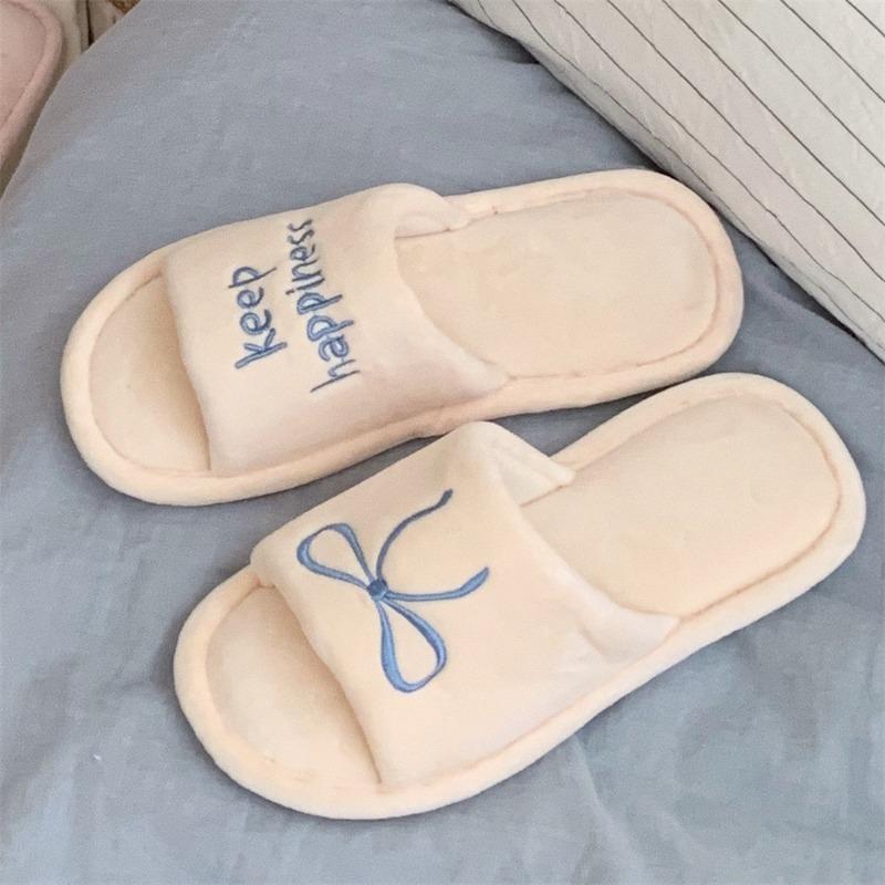 New Style of One-piece Soft Flat Women's High-end Floor Shoes and Cotton Slippers