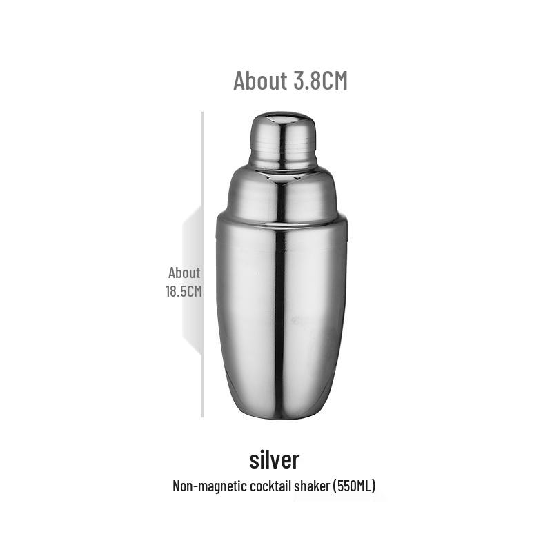 Boston 304 Stainless Steel Cocktail Shaker Set - Bar Tool Kit