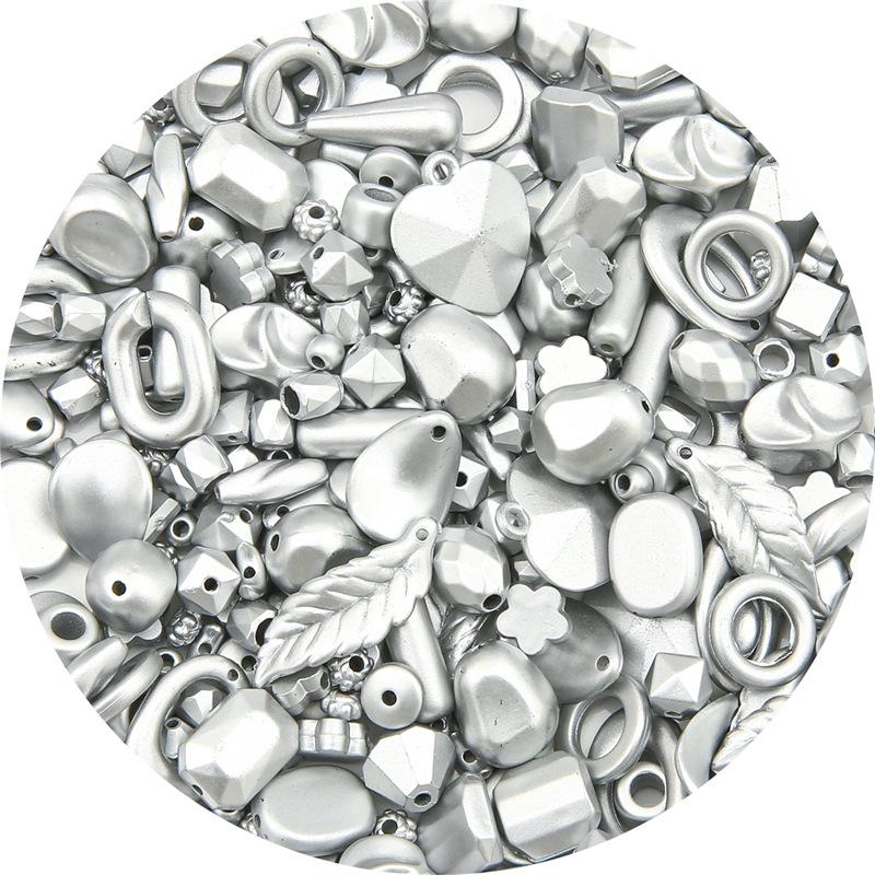 Rainbow Retro Beads Mystery Box: DIY Mixed Bead and Pendant Accessories for Handmade Jewelry