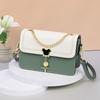 Iney bag women's messenger chain bag autumn and winter high-end light luxury leather bag new commuter bag