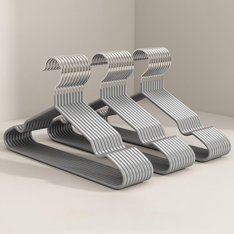 Nano Trace - Free Anti - Slip Kids Hangers, Thickened Vinyl - Coated Baby Clothes Racks, Multi - Color Toddler Garment Hangers