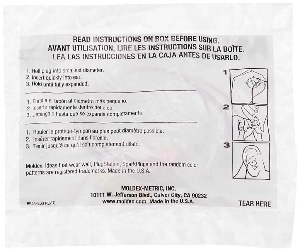 MOLDEX Corded Spark Plug Plug Station 6880 Earplugs