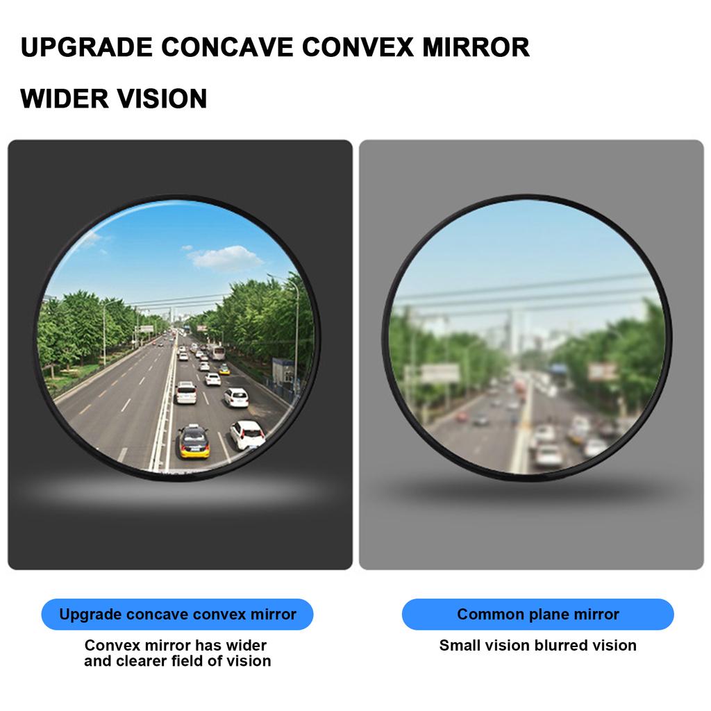 Universal Interior Rear View Mirror 360 Degree Adjustable Baby Rearview Mirror With Suction Cup Wide-angle Auto Accessories