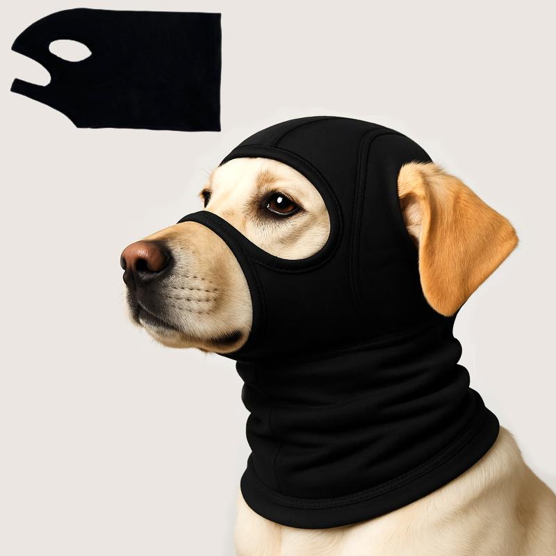 Pet Head Circumference Dog Soothing Head Cover Mask Noise-Proof Ear Cups Outdoor Keep Warm Anti-Freezing Decompress Headgear