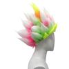 Colorful Anti-warped Pointed Synthetic Wig Dragon Fruit Color Party Trick Wig Holiday Wig