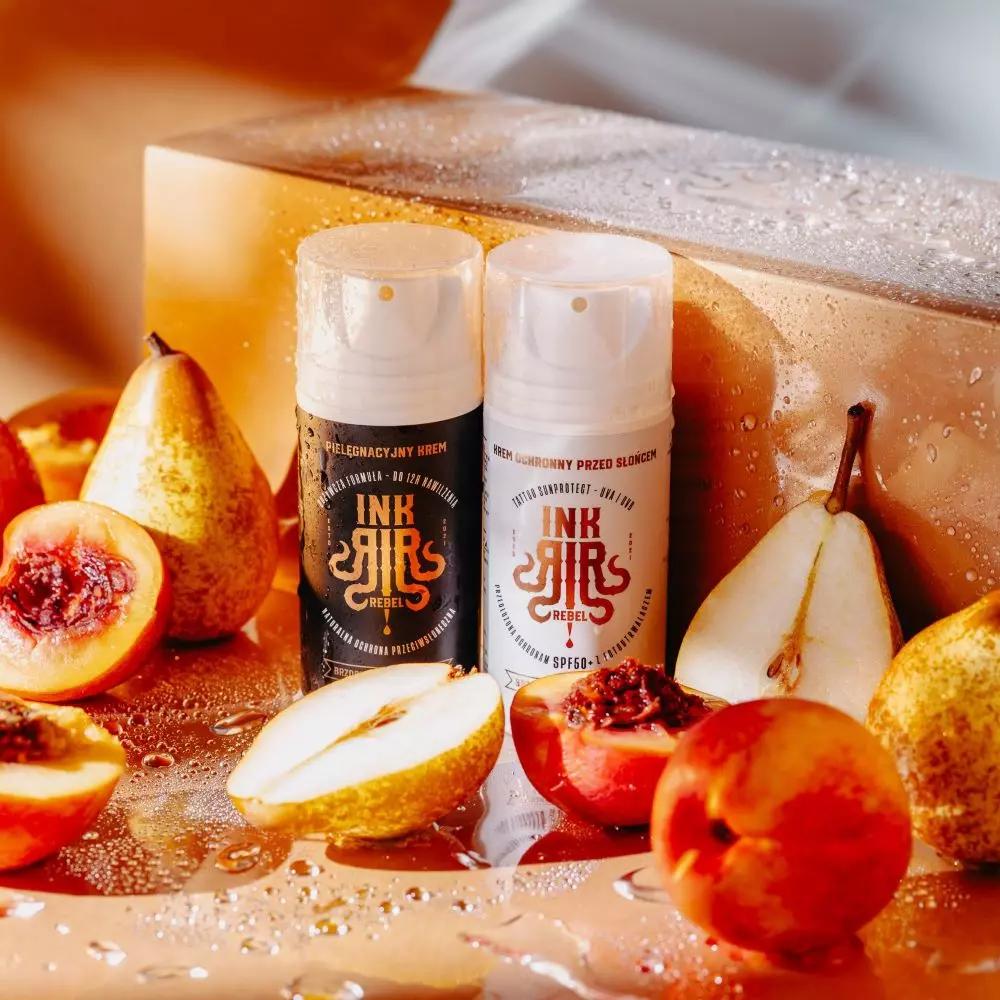Schutzcreme für Tattoos SPF50+ Pfirsich-Birne - Inkrebel - 100ml