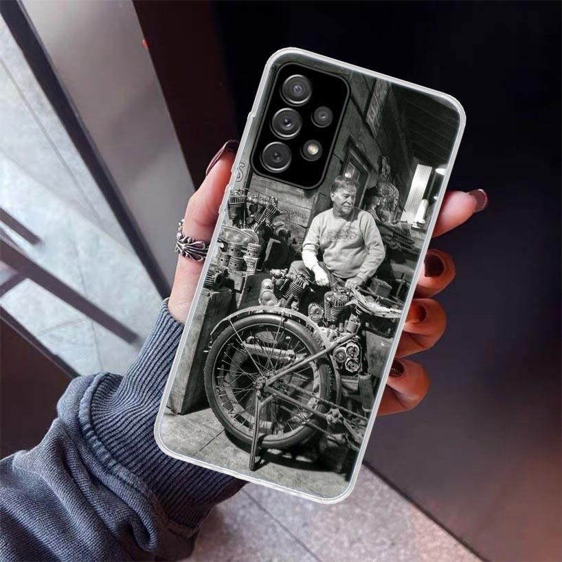 

Vintage Motorcycle Phone Case For Samsung Galaxy A17 A57 A37 A16 A26 A36 A56 A15 A25 A35 A55 A14 A13 A54 A53 A34 A24 A33 A23 Gal Samsung A36