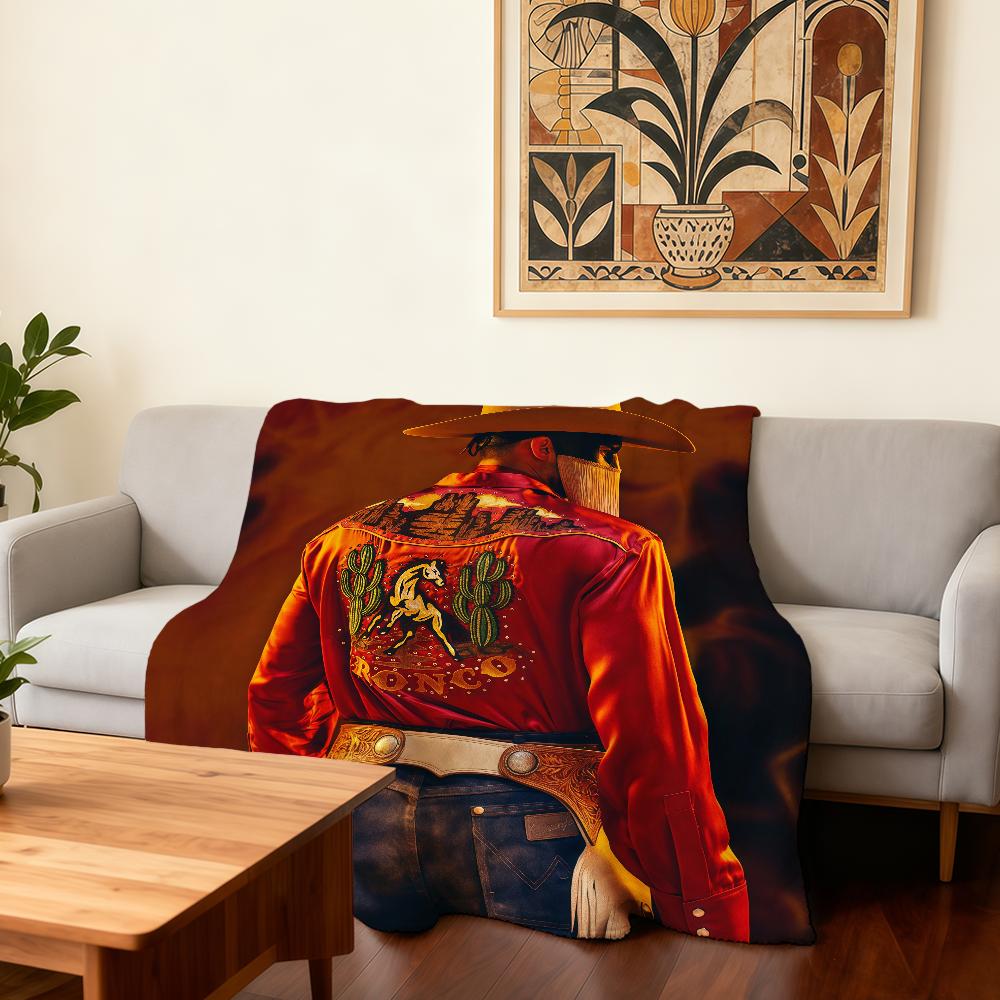 Singer O-Orville P-Peck Stampede Blanket Super Warm Comfortable Plush Throw Blanket Child Home Sofa Bedroom Gift 30x40in