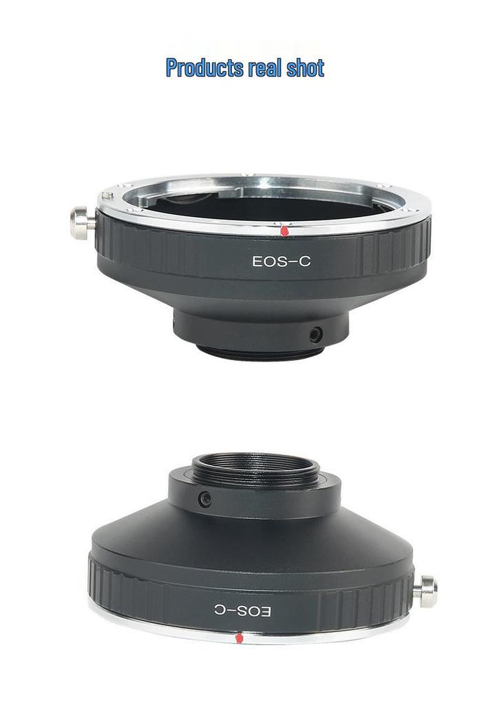 EOS-C Adapter Ring: Connect Canon EOS EF/EF-S Lenses To C-mount Cinema Cameras.