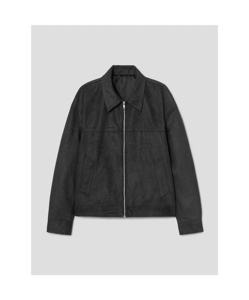 8Seconds Faux Suede Collar Blouson Ash