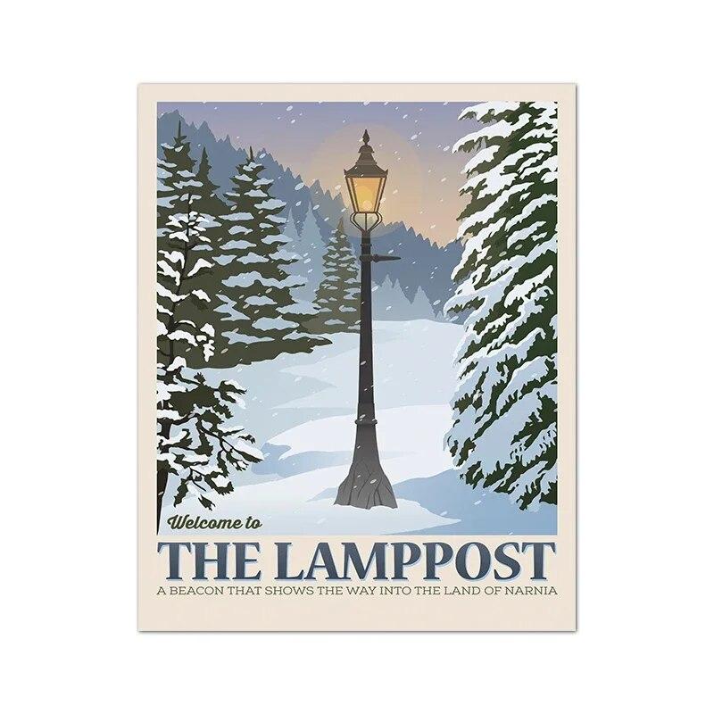 

Плакат с картой Нарнии, принты «Хроники Нарнии», винтажный стиль, фэнтезийные карты, настенная художественная картина, картина на холсте, декор для дома и комнаты 21cm×30cm NoFrame