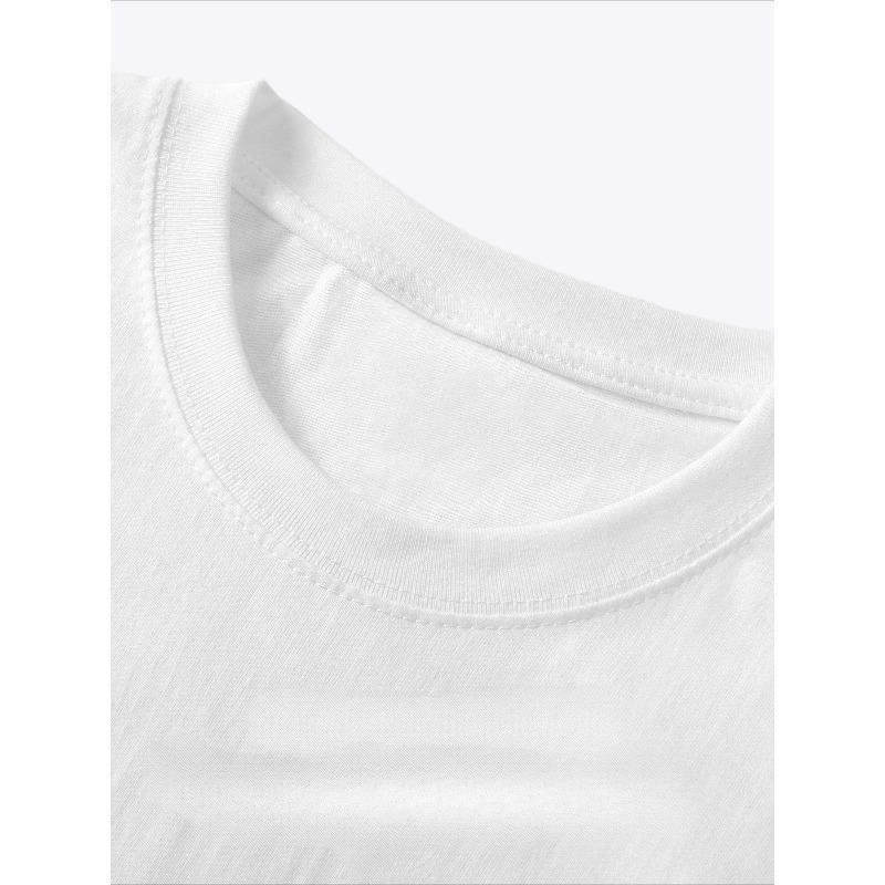 European sizes Men's  T-Shirt  3D Print - Breathable Gym & Casual Tee, Regular Fit Short Sleeve Shirt for Bodybuilding, Outdoor & Casual Attire