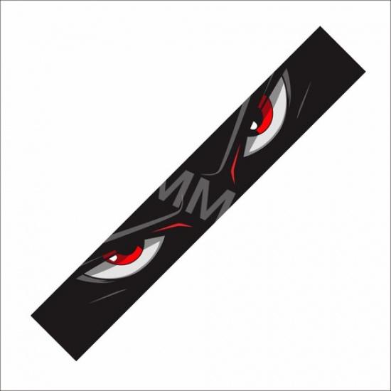 Car Windshield Eyes 3D Sunshade Sticker For Front Rear Window Trim Accessories