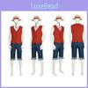 One Piece Luffy Real-life Movie Costume For Men Pirate King Wano Kingdom Cosplay