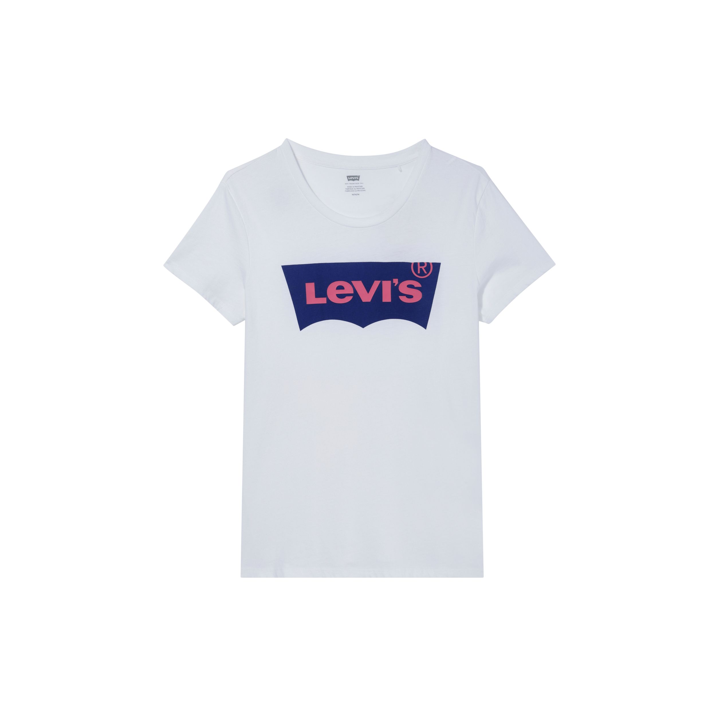 

Футболка Levis Logo Slim Fit с коротким рукавом, женская, белая 17369-0400