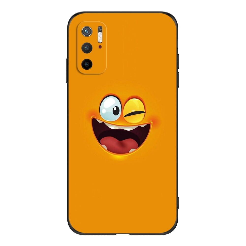 For Poco M3 Pro 5G Case 6.5" Xiaomi Redmi Note 10 5G Phone Back Cover Bumper POCOPHONE Black Tpu Case Cute Funy