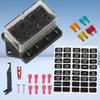 Marine Fuse Box Yachts Circuit Block High-Temperature Resistant Multi-way Fuse Box For Overload And Short-Circuit Prevention For