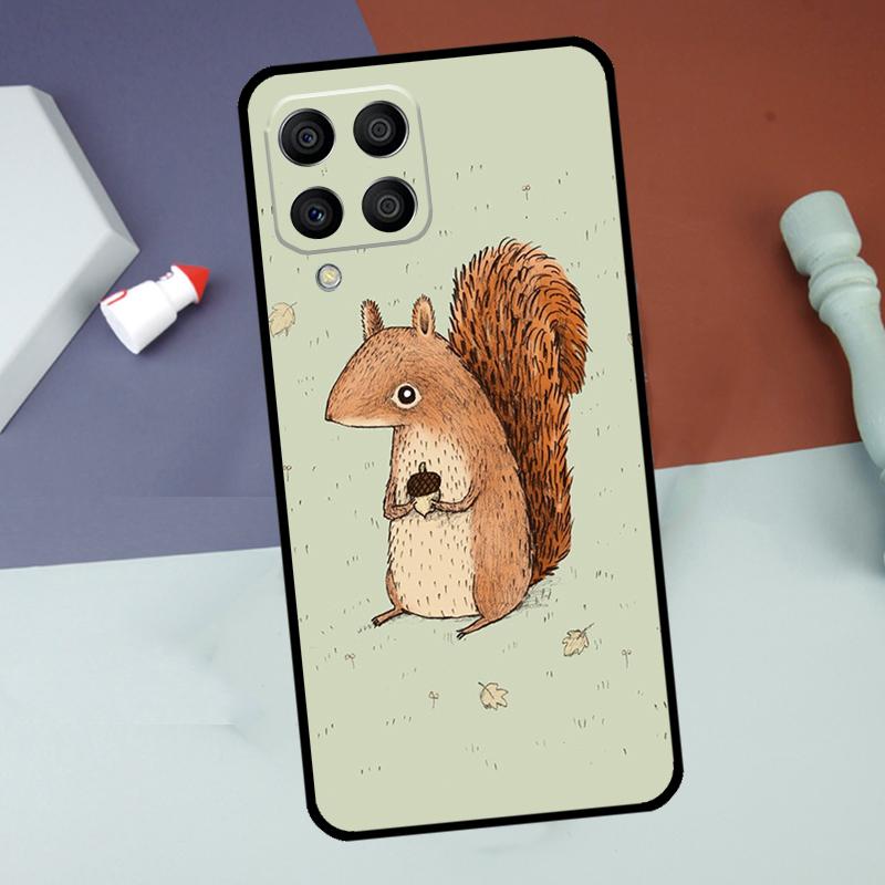 Cartoon Squirrel For Samsung Galaxy M14 M34 M54 M15 M35 M55 M13 M23 M33 M53 M31 M51 M20 M12 M52 M06 M16 Case
