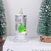 Vánoční LED svíčka naplněná vodou Santa Sněhulák Sněhová vločka Noční světlo Elektrické Santa Claus Sněhová koule Lucerna Sněhová ozdoba