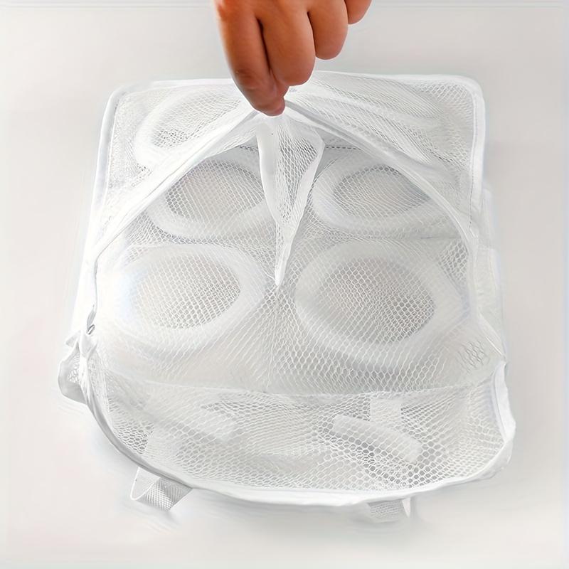 1pc Washing Machine Shoe Bag for Home, Lazy Anti-Deformation Shoe Net Bag with Hanging and Drying Function