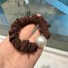Rhinestone Pearl Elegant Large Hair Tie for Ponytails and Buns