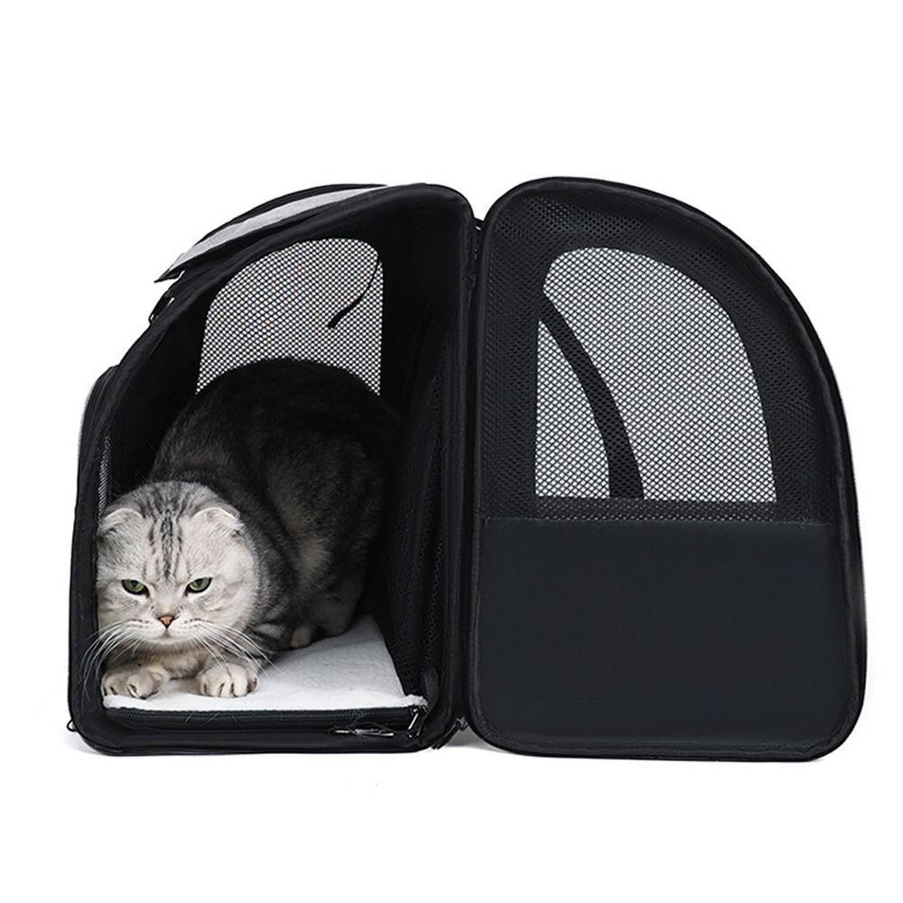 Large Capacity Pet Carrier Backpack Breathable Pet Travel Bag Expandable Cat Bag  Pet Supplies