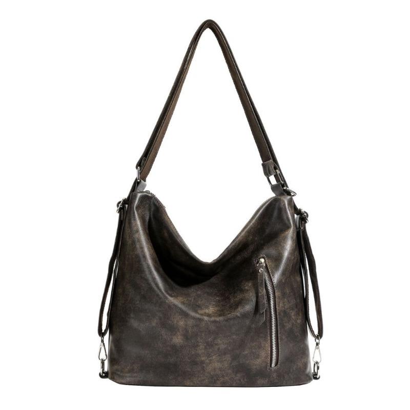 Retro Simple Underarm Bag Women's Autumn New Fashion Shoulder Bag Tote Bag Large Capacity Messenger Bag