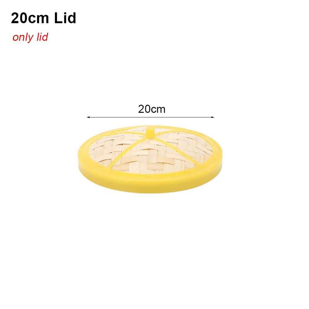 1Pcs With Lid Steamer Basket Handmade Kitchen Cookware Durable Bamboo Steamer  Chinese Food Making