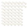 100Pcs Funny Planner Clips Anti Rust Electroplating Process Envelope Coffee Cup Gold Paper Clips for