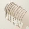 iF ME Retro Silver Chain Bracelet Set Heart Snake Bone Bracelets for Women Jewelry Accessories