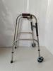 Foldable Stainless Steel Walker with Seat for Elderly - Outdoor, Pushable, Four-Wheel Cane