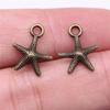20pcs Conch Shell Starfish Connector Charms Pendants For Jewelry Making DIY Handmade Craft