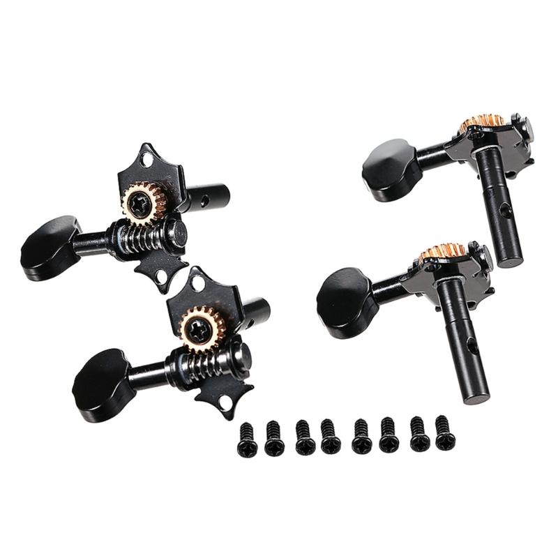 Guitar Knobs Keys for Acoustic Electric Guitar 2R2L Guitar String Tuning Pegs Guitar String Tuner Guitar Machine Heads