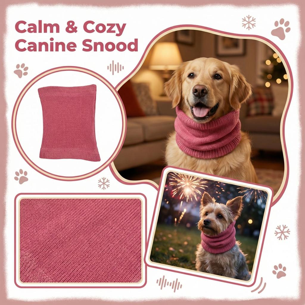 Pet Collar Comfort Headgear Noise Reduction Warmth Retention Dog Twitters