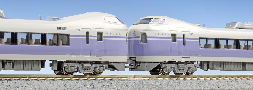 KATO N Gauge E351 Series Super Azusa Basic Set Model Purple 8-Car 10-1342 Train,