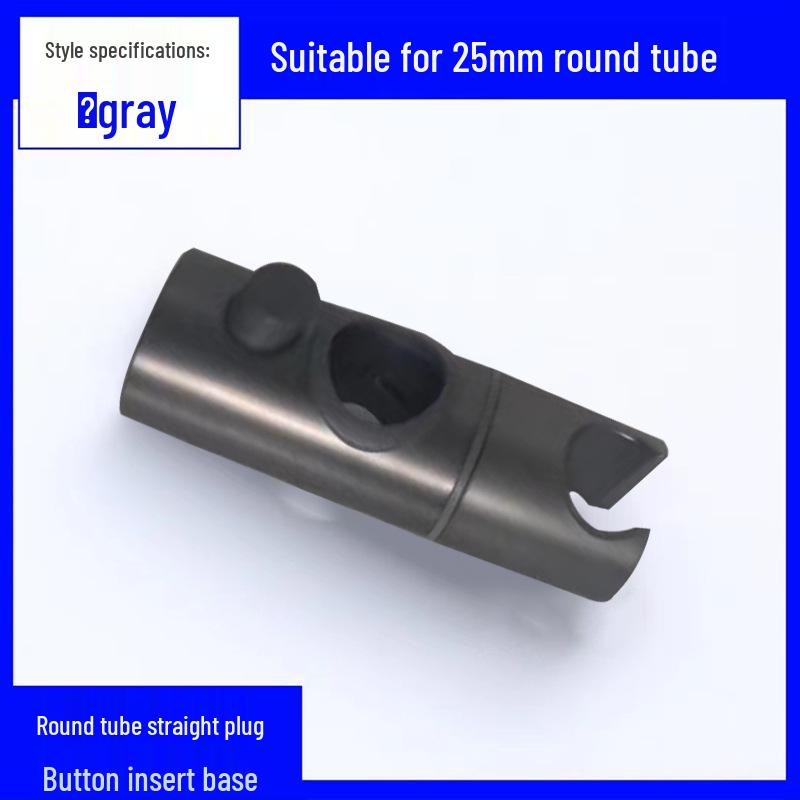 Adjustable Shower Head Holder with Slider for 18-25mm Round Rail