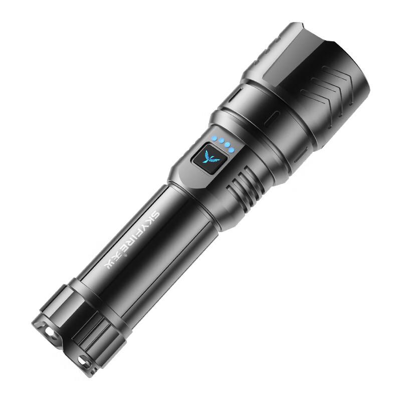 SkyFire Ultra-Bright Long-Range Rechargeable Outdoor Flashlight