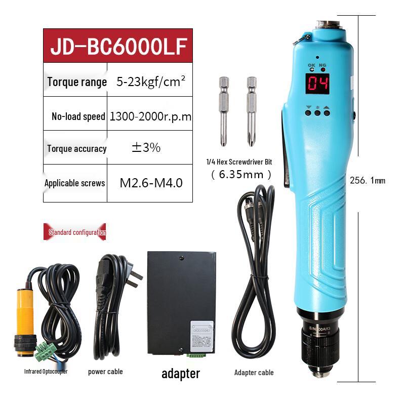 

JINLIDA Industrial Brushless Electric Screwdriver CN plug (adapter included)