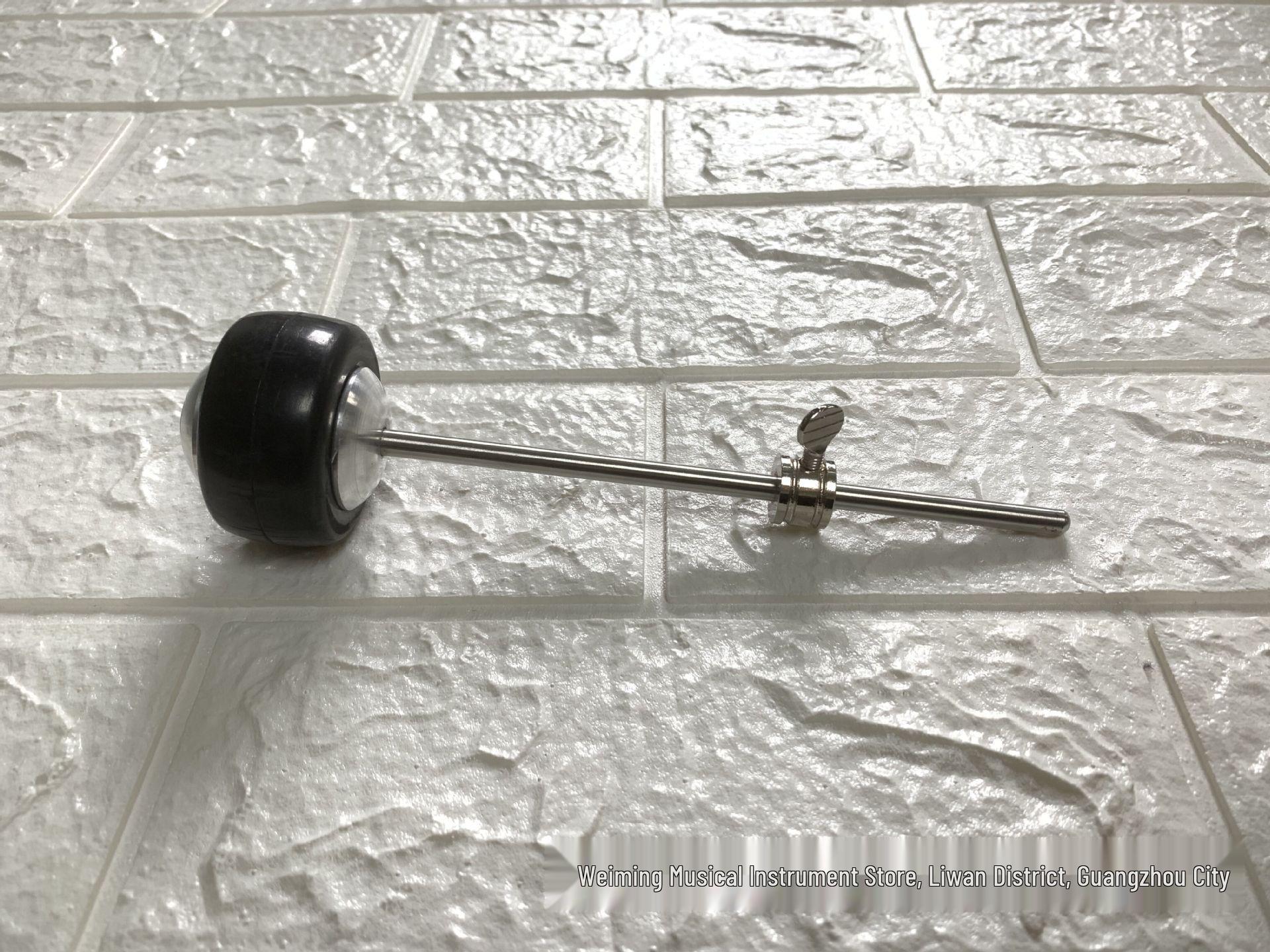 Drum Stand Single and Double Pedal Beater Accessories - Round Rubber & Metal Hammer Heads