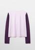 Pibeuseupibeuseu Handwriting Flower Long Sleeve Top / Pink