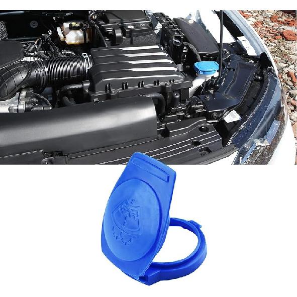 Windshield Wiper Washer Fluid Reservoir Tank Bottle Cap Cover, 3Q0955455 Washer Fluid Cap, Car Accessories Windshield Washer Reservoir Cap Compatible