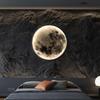 Modern LED Wall Lamp Moon Indoor Lighting For Bedroom Living Hall Room HOME Decoration Fixture Lights 18W, 24W decorate Lusters Lamp 220V