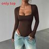 Milk Silk Long Sleeve Jumpsuit For Women With Stretch Slim Fit For Fall Season