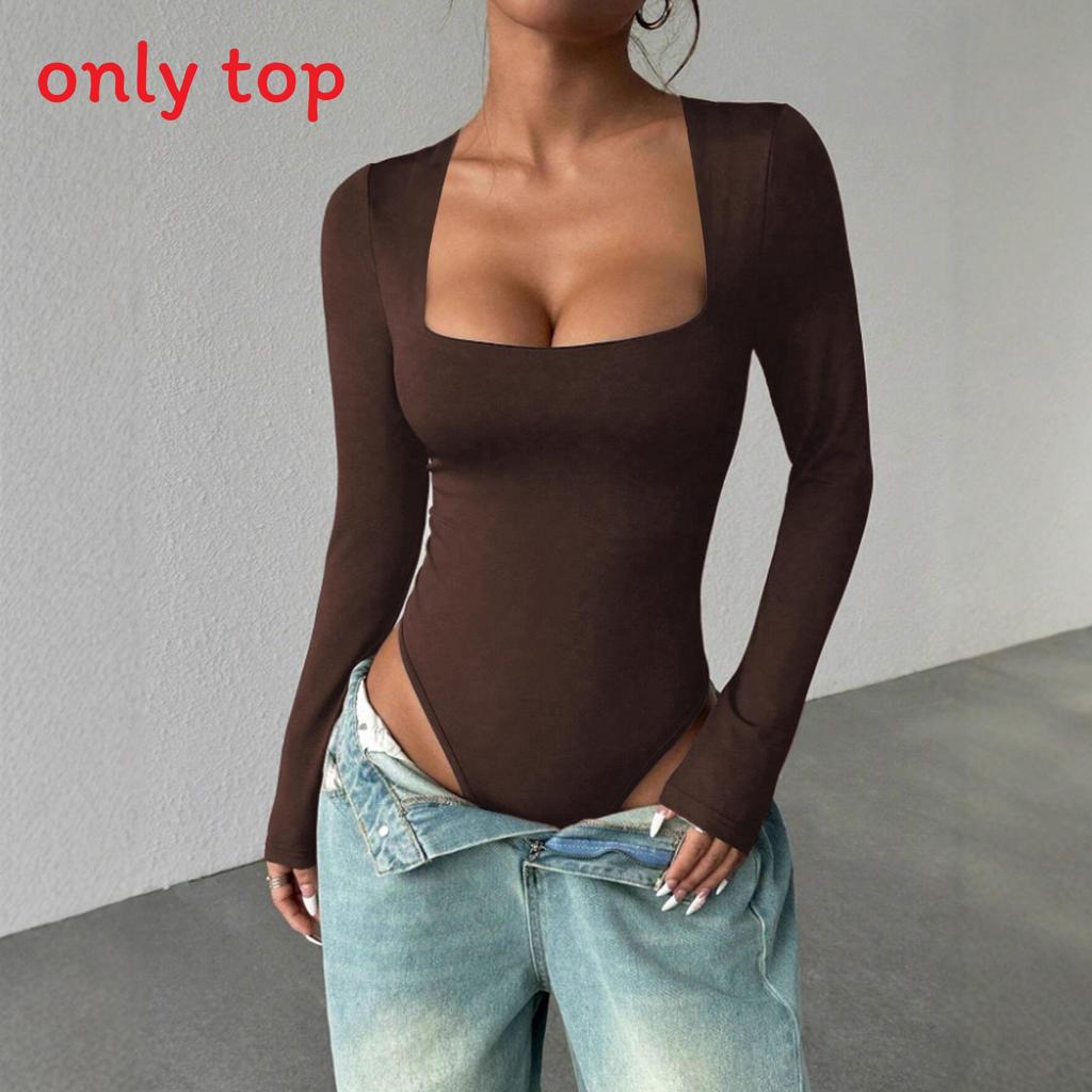 Milk Silk Long Sleeve Jumpsuit For Women With Stretch Slim Fit For Fall Season