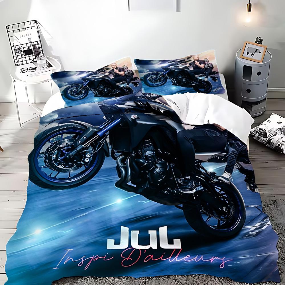 Raper JuL C'est Pas Des Lol Duvet Pilowcase Beding Set Adult People Boy Girl Bedrom Decoration Children Single Double Large Sized Dimensions