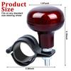 3 Pcs Car Steering Wheel Knob Premium Quality Power Handles Woodgrain Steering W