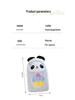 Plush-Covered Cartoon Hot Water Bottle with Inflatable Liner - Washable Hand Warmer for Girls' Bedtime