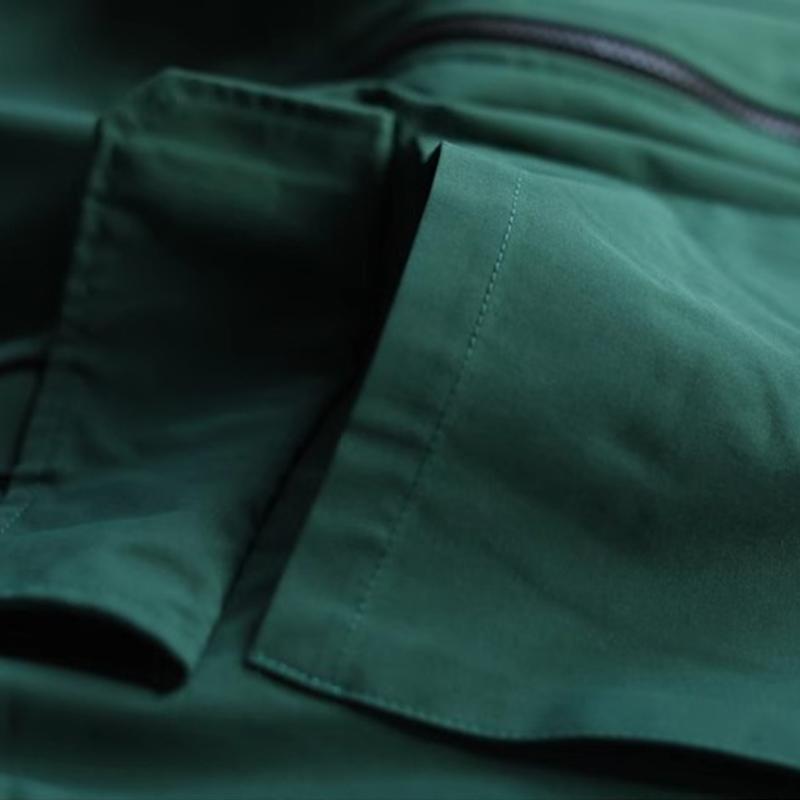 Bunda s kapucí Dámská podzimní a zimní zahuštěná teplá volná bunda Retro Volný čas Bavlna Velká velikost